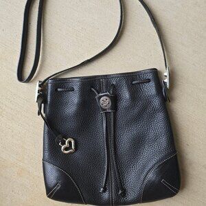 Brighton Cross-Body Bag/Black Leather